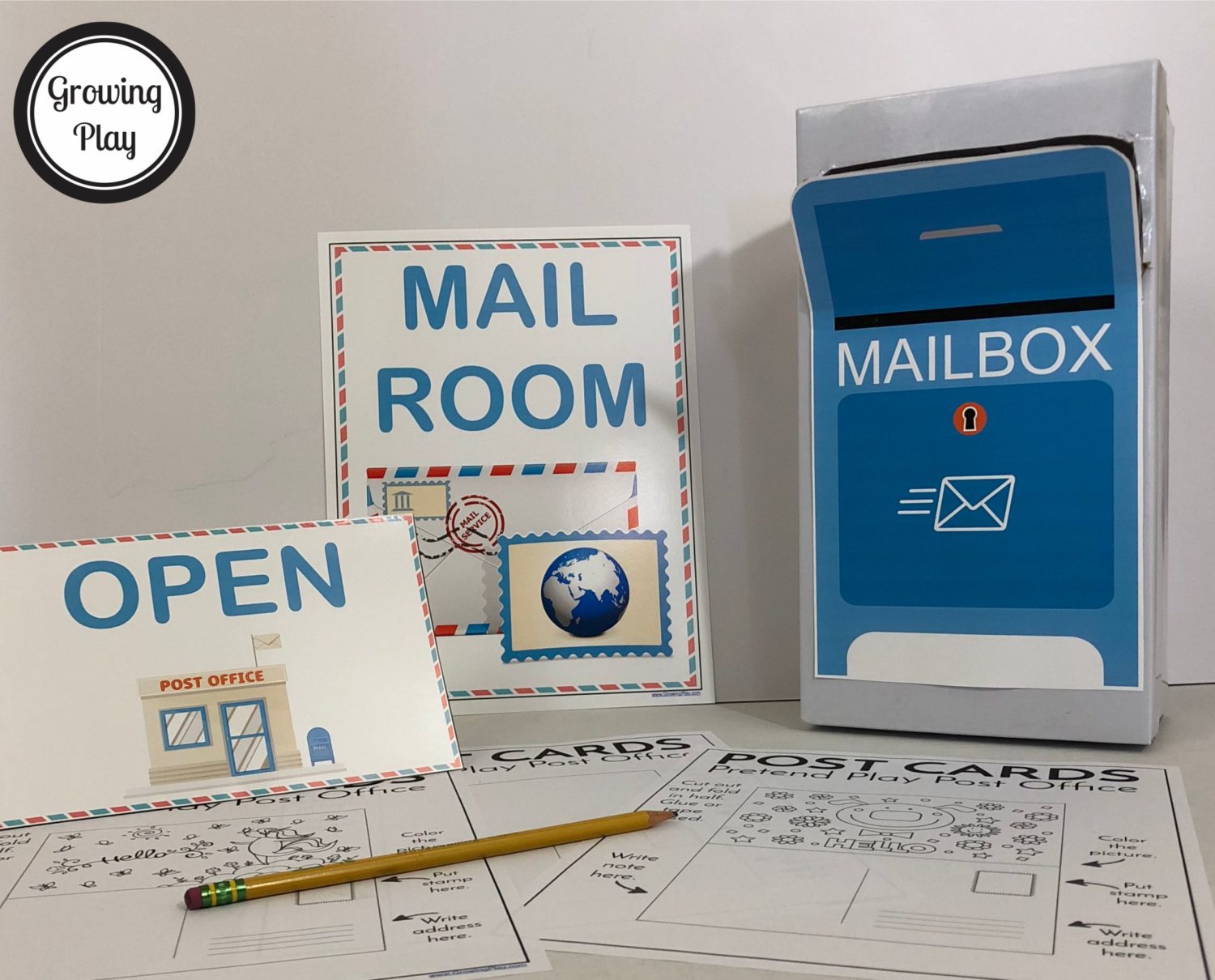 How to Play Pretend Post Office - Growing Play