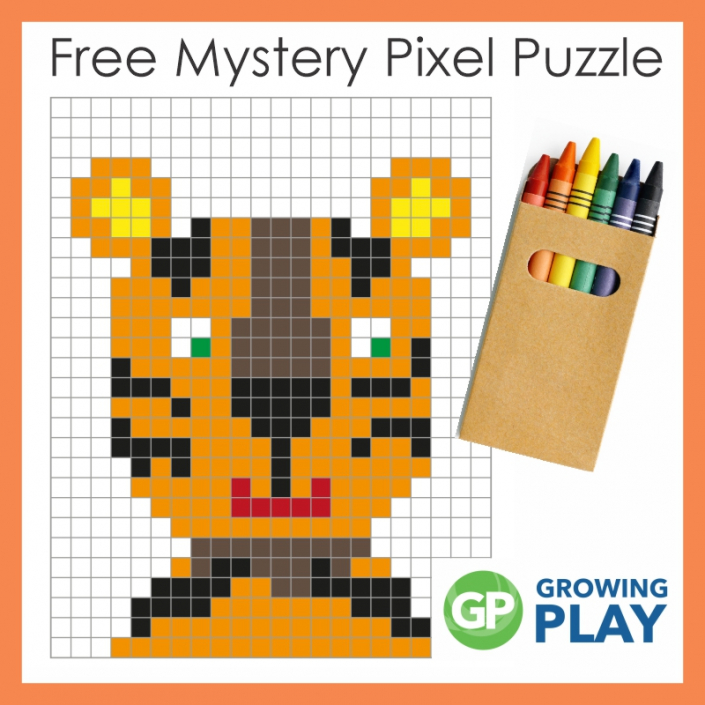 Pixel Art Color By Number - Animal Edition - Growing Play