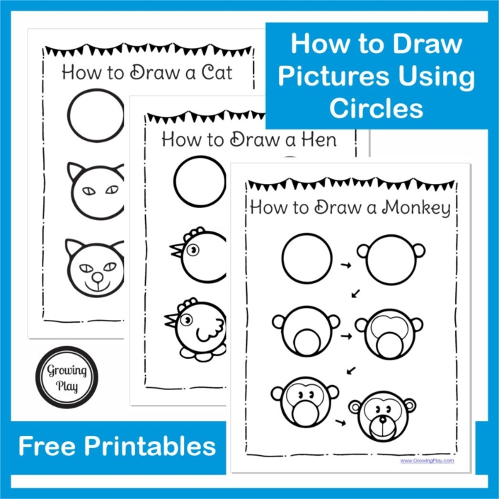 Drawing Pictures Using Circles Growing Play