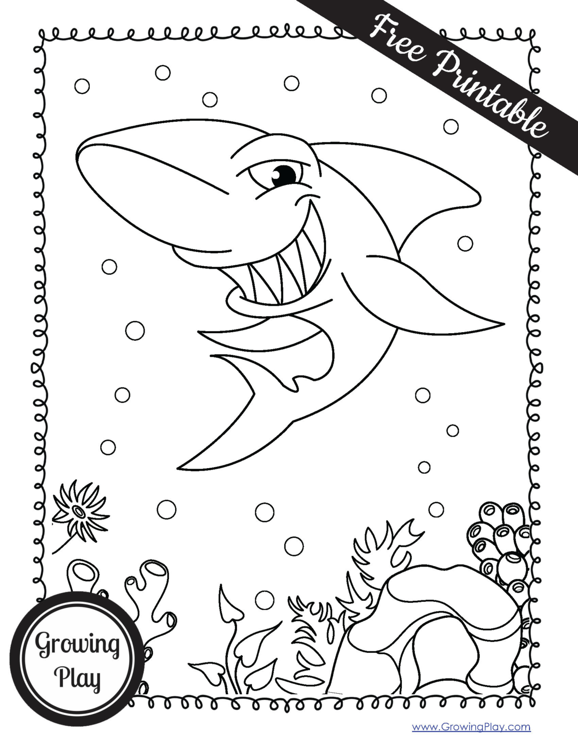 Shark Facts for Kids - Growing Play