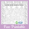 Easter Word Search Printable - FREE - Growing Play