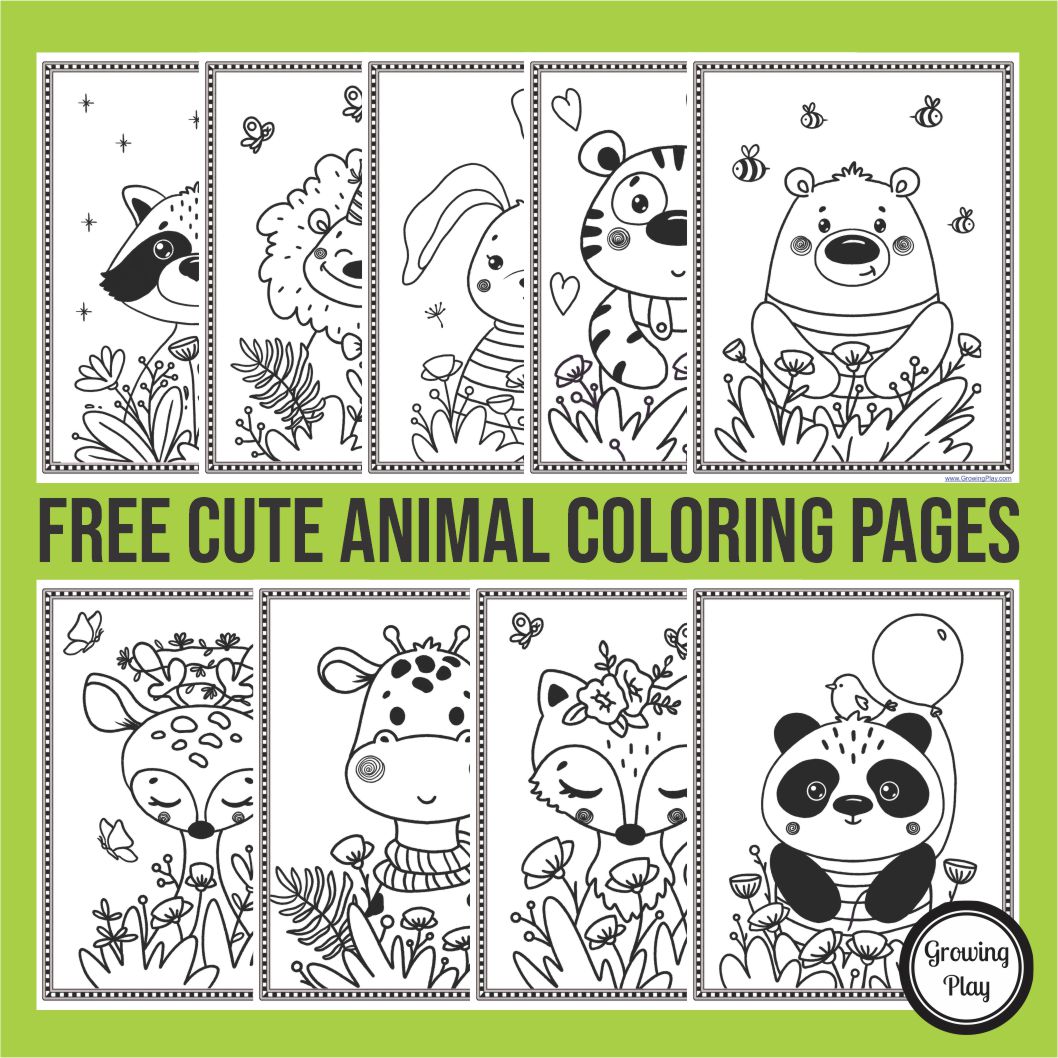 cool animal coloring pages