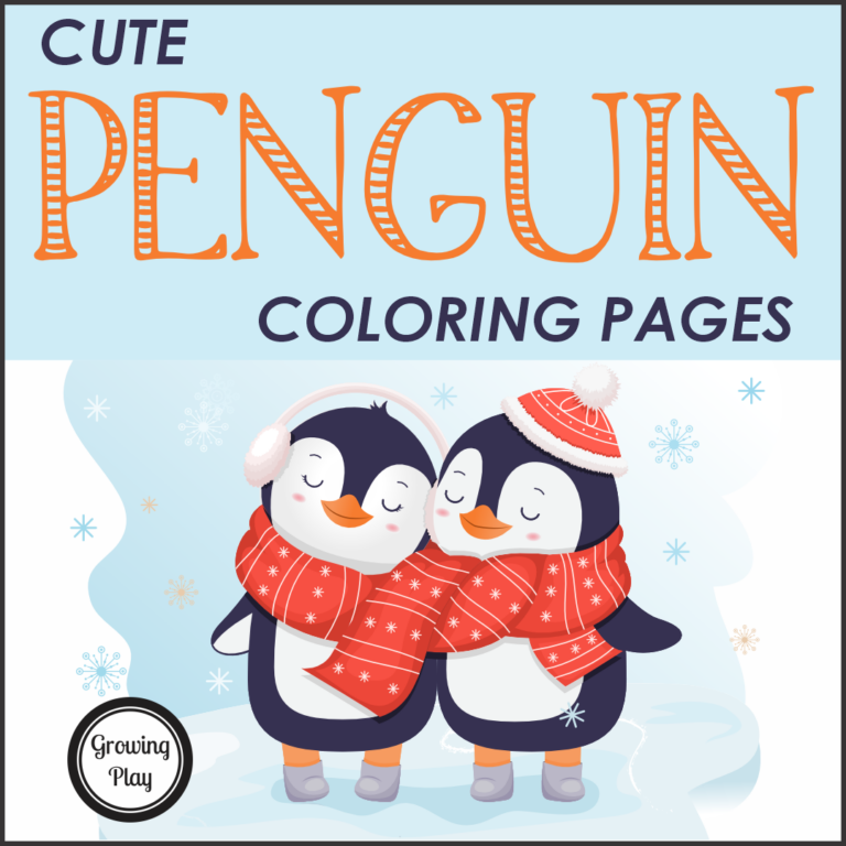 Cute Coloring Pages - Free Printables - Growing Play
