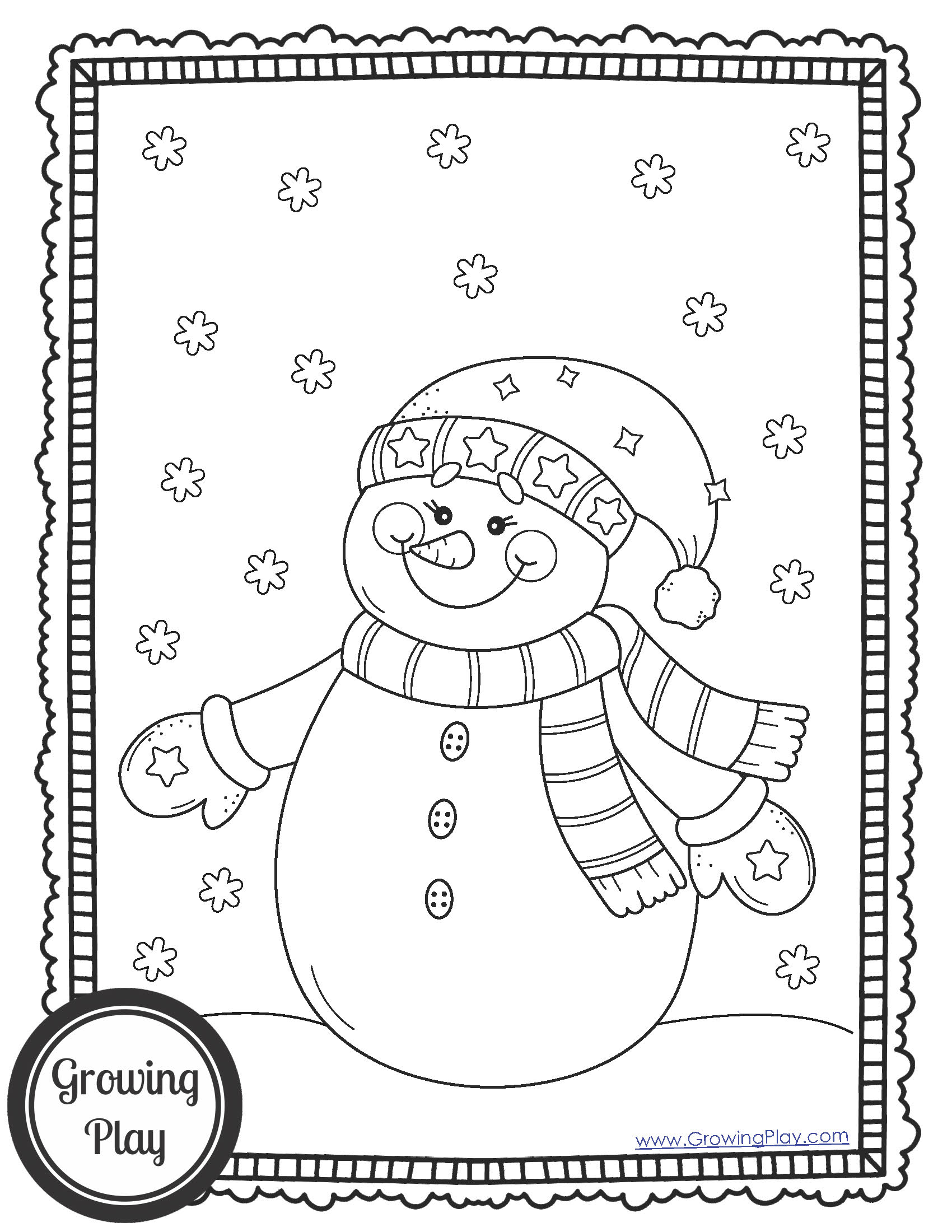 Cute Snowman Coloring Pages Free - Cute Snowman Coloring Pages Page 3 