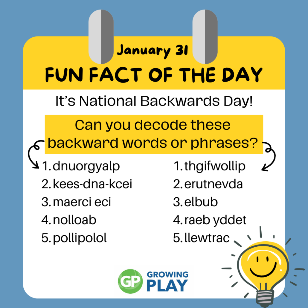 January31FunFactoftheDayforKids Growing Play